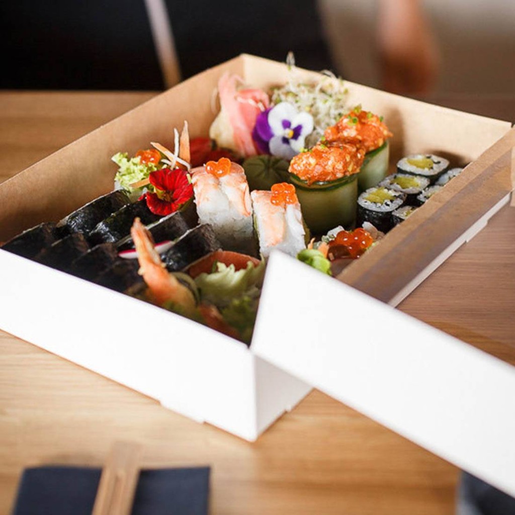 The packaging in which you serve sushi has a big impact on customer responses.
